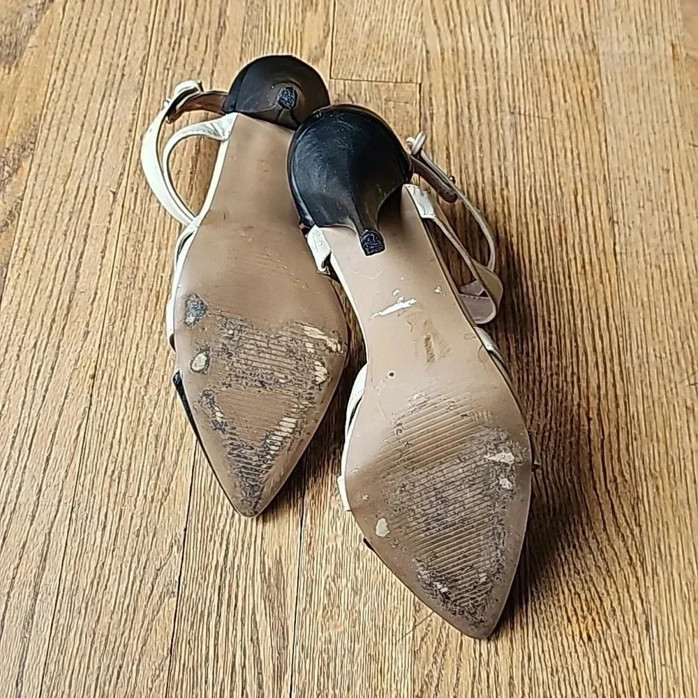 Betsey Johnson black and white heels size - Picture 5 of 10